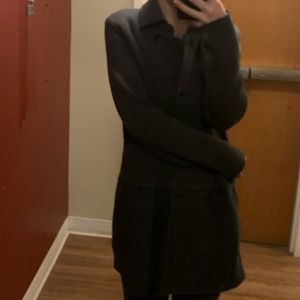 ALPHA Coat/long blazer grey
